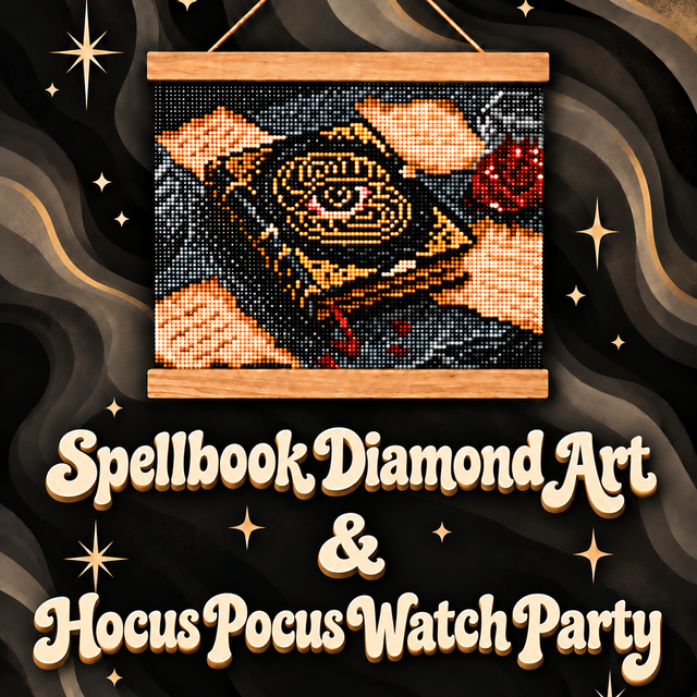 Spellbook Diamond Art 👁️✨10/30@6pm at The Happy Beauty Collective in NORTON, MA